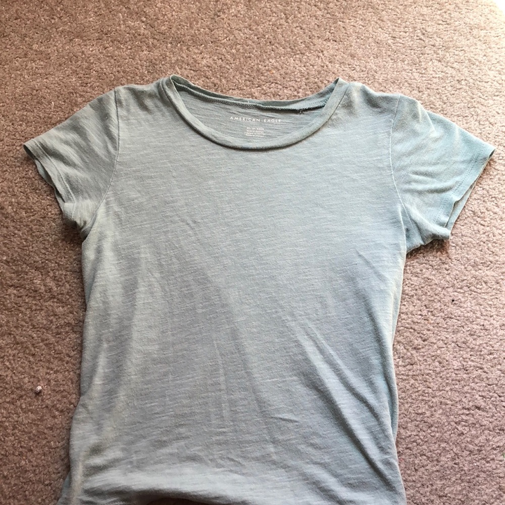 American eagle tee shirt blue
